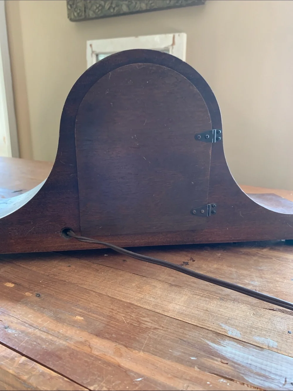 Vintage Seth Thomas Brown Mantel Clock - Classic Wood Finish